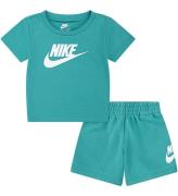 Nike Shortssæt - T-shirt/Shorts - Dusty Cactus