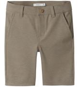 Name It Shorts - NkmSilas - Weathered Teak/PATTERN