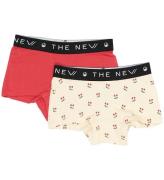 The New Hipsters - 2-pak - Chrysanthemum/Hvid m. KirsebÃ¦r
