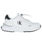 Calvin Klein Sko - Low Cut Lace-Up - Hvid/Sort