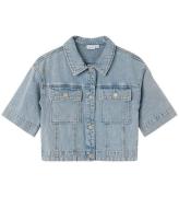 Name It Skjorte - NkfAva - Light Blue Denim