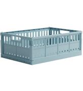 Made Crate Foldekasse - Maxi - 48x33x17,5 cm - Crystal Blue
