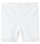 Name It Cykelshorts - NmfVista - Bright White m. Blonder