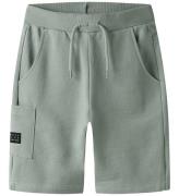 Name It Sweatshorts - Pique - NkmVivasse - Slate Gray