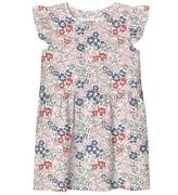 Name It Kjole - Modal - NmfHaile - Bright White m. Blomster