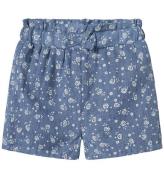 Name It Shorts - NmfHagy - Bleached Denim m. Blomster