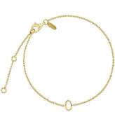 Design Letters ArmbÃ¥nd - O - 18K Guldbelagt