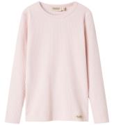 MarMar Bluse - Rib - Plain - Noos - Rosa