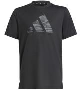 adidas Performance T-shirt - J TR-ES CAM TE - Sort
