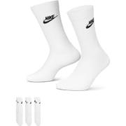 Nike Sokker NSW Everyday Essential Crew 3-Pak - Hvid/Sort