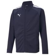 teamLIGA Training Jacket Jr Peacoat-Puma White