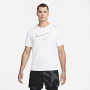 Nike Løbe T-Shirt Dri-FIT Run Division - Hvid/Sølv