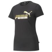 Puma Essentials+ Metallic Logo Women's Tee
