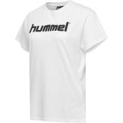 Hummel Go Cotton Logo T-Shirt - Hvid Kvinde