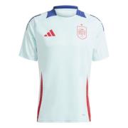 Spanien Trænings T-Shirt Tiro 24 EURO 2024 - Turkis/Rød