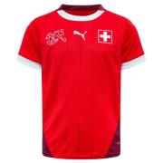 Schweiz Hjemmebanetrøje EURO 2024 Børn