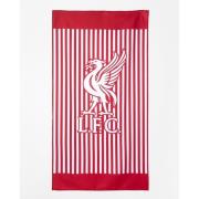 Liverpool Microfiber Badehåndklæde - Rød/Hvid