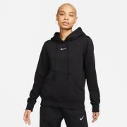 Nike Hættetrøje NSW Phoenix Fleece Pullover - Sort/Hvid Kvinde