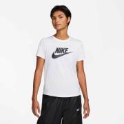 Nike T-Shirt NSW Essentials - Hvid/Sort Kvinde