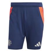 Manchester United Træningsshorts Tiro 24 - Navy/Rød