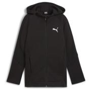 PUMA Hættetrøje Evostripe Full Zip - Sort Børn