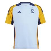 Real Madrid Trænings T-Shirt Tiro 24 - Blå/Orange/Mørkeblå Børn