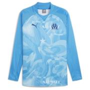 Marseille Sweatshirt Pre Match - Blå/Blå Lange Ærmer