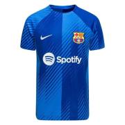 Barcelona Trænings T-Shirt Dri-FIT Pre Match - Blå/Hvid Børn