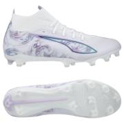 PUMA Ultra 5 Match + FG/AG Brilliance - Hvid/Sort/Lilla Kvinde LIMITED...